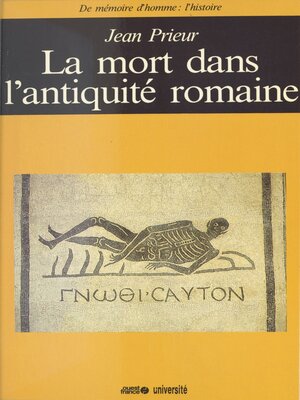 cover image of La Mort dans l'Antiquité romaine